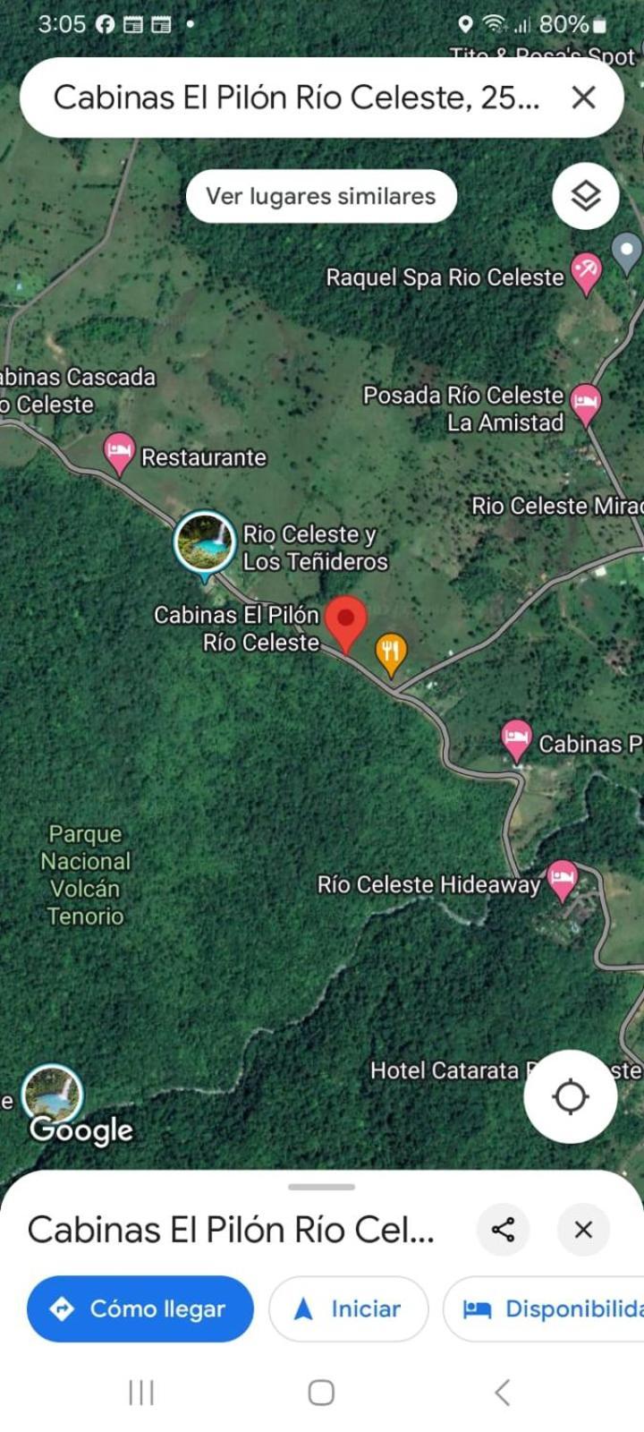 Cabinas El Pilon Rio Celeste Экстерьер фото